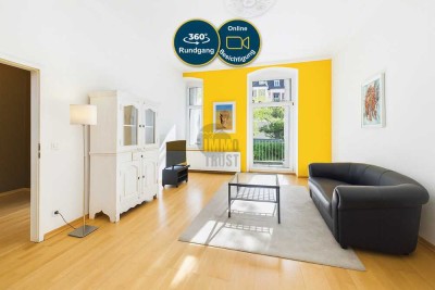 ALTBAUJUWEL IM LORETTOVIERTEL – LICHTDURCHFLUTETE WOHNUNG MIT BALKON UND CHARME IN BESTLAGE