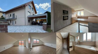 Exklusive 2-Raum-Dachgeschosswohnung mit gehobener Innenausstattung und Einbauküche