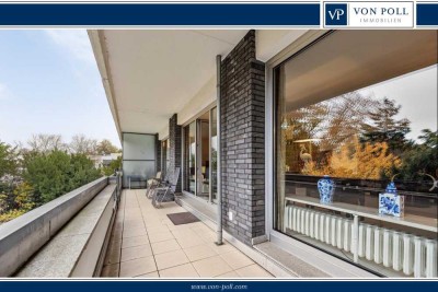 Großzügige Penthouse-Wohnung mit großem Balkon und eigenem Gartenteil