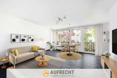 A U F R E C H T °LEBEN IN GERMERING° 3-Zi.-Eigentumswohnung mit 2 Balkonen und Blick ins Grüne