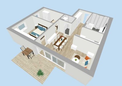 NEUBAU * ERSTBEZUG * 3 Zi.-Whg * 73QM inkl. EBK, große Terrasse, Keller uvm.