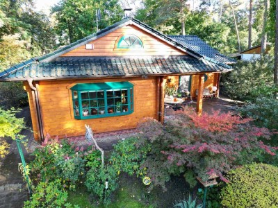 Blockhaus, nachhaltiges wohnen mit Holz