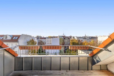 RESERVIERT: Überragend schöne Dachgeschoss-Wohnung im Gründerzeit-Altbau (Winsviertel)