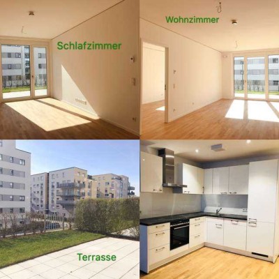 Top 2-Zi.-Whg. im Europaviertel | Südlage, Gartenterrasse & TG