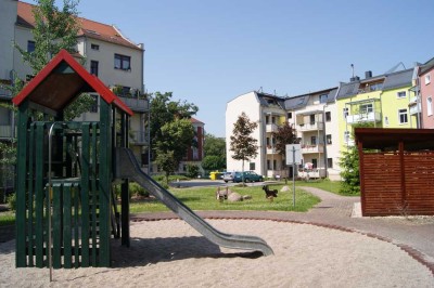 Tolle Maisonette- Wohnung 3- Raum mit Balkon und Einbauküche im Parkstraßen- Carré in Markranstädt