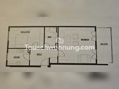 Tauschwohnung: 2-Zimmer Wohnung in Bornstedt