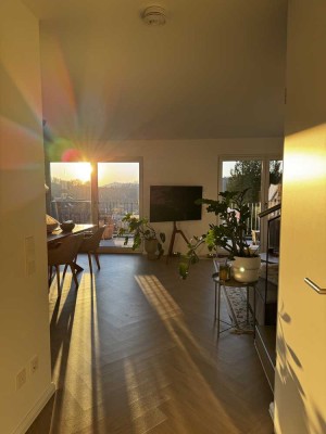 Exklusive 4-Zi.-Neubauwohnung | Südbalkon | Toplage am Albtrauf mit Fernblick