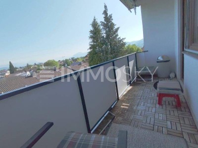 Renovierte Wohnung mit Balkon und Fernblick
