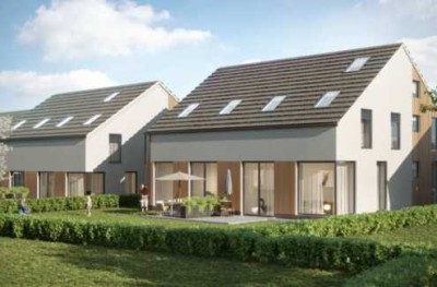 ZUKUNFTSORIENTIERT & FAMILIENFREUNDLICH – DOPPELHAUSHÄLFTE MIT SMART-HOME UND KFW 55