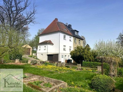 Doppelhaushälfte bei Löbau im OT Rosenhain, mit großem Grundstück, Haus zum weiteren Ausbau