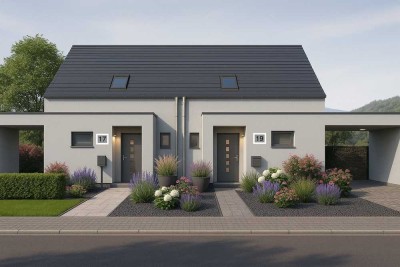 Modernes wohnen im Doppelpack