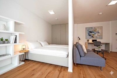 Ruhiges 1,5-Zimmer-Apartment mit Balkon – komplett möbliert