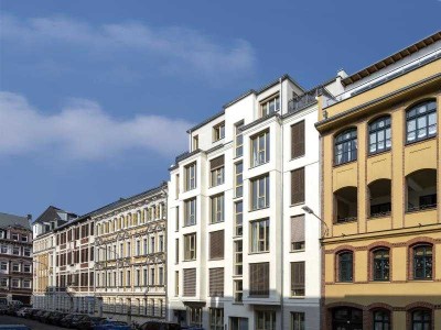 Neubau mit Balkon und Tiefgaragenstellplatz im beliebten Leipzig-Plagwitz!