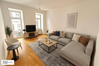 Elegante 2-Zimmer-Wohnung mit Eigengarten - in Top-Lage des 3. Bezirks