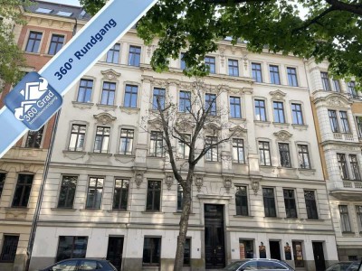 bezugsfreie 3-Zimmer-Wohnung im beliebten Leipziger Waldstraßenviertel