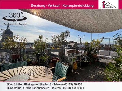 **Über den Dächern von Mainz**Provisionsfrei** Bildschöne Maisonette-Wohnung mit traumhafter D