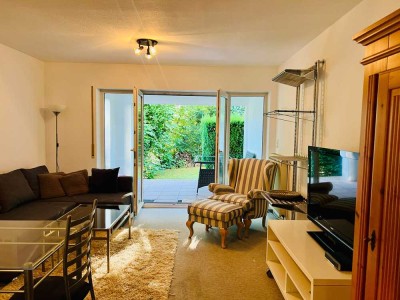 *BN / Nieder-Mörlen - direkt am Park gelegene, möblierte, ruhige, schöne Wohnung mit Terrasse