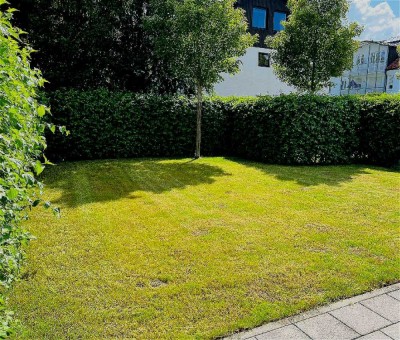 Moderne 2-Zi Whg mit Küche, Terrasse, Garten u. TG