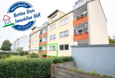 DIETZ: 2-Zimmer-Erdgeschosswohnung mit Balkon! Vermietet seit 2023