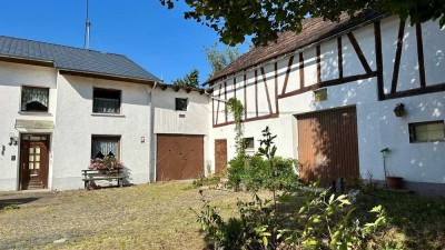 Zweifamilienhaus mit großer Scheune auf weitläufigem Grundstück in idyllischer Lage