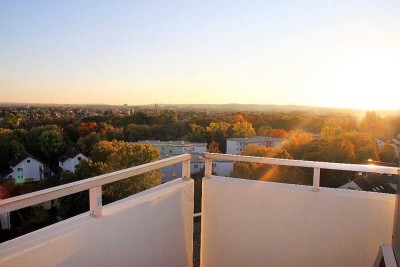 1433 - Penthaus Wohnung in Bischofsheim mit fantastischem Panorama Blick