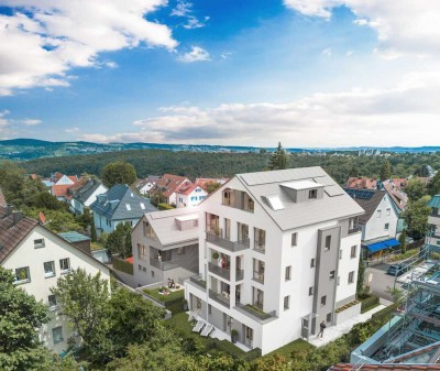 Attraktive 3-Zimmer-Whg. mit Balkon und Dachgarten