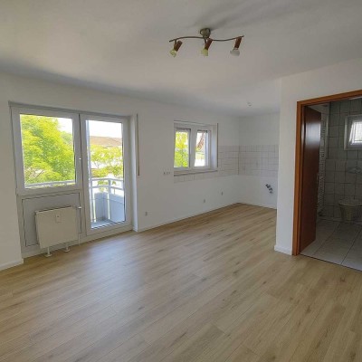 Schöne 1 Zimmer Wohnung mit Balkon und Außenstellplatz