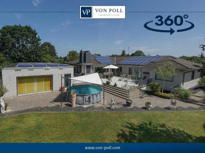 Luxuriöser Bungalow in Feldrandlage – Großzügiges Familienanwesen mit Geschichte und Charakter