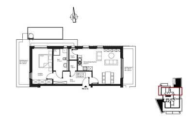 Moderne zwei Zimmer Wohnung - Whg. Nr. 2.12