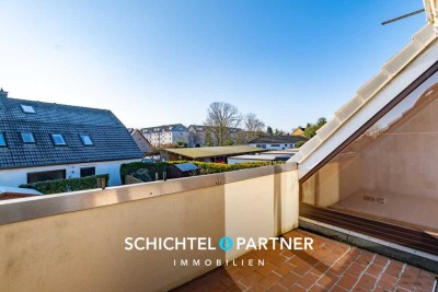 Oyten | Lichtdurchflutete 3-Zimmer-Maisonette-Wohnung mit Carport & Garten