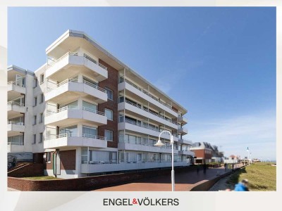 Strandnahes Wohnglück: 2-Zimmer-Wohnung mit unverbaubarem Nordseeblick