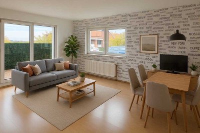 Helle 3-Zimmer Wohnung mit Terrasse in Gieboldehausen