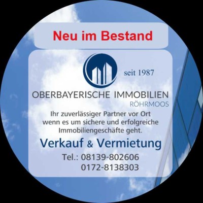 FFB-Maisach 4 min S-Bahn, schöne, geräumige 2 ZKB+Wohnküche, Einbauküche, im 3 Fam.Haus