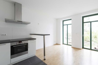 Singlewohnung mit hochwertiger Einbauküche im schönen Lindenau