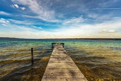 Seeshaupt am Starnberger See - Exklusives Einfamilienhaus mit Privatsteg und direktem Seezugang