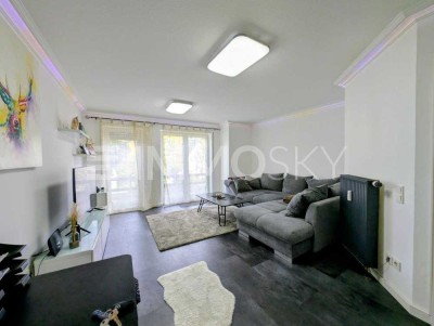 Frisch renovierte Terrassenwohnung mit eigenem Eingang und Stellplatz