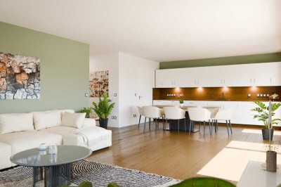 Moderne 2-Zimmer-Penthouse-Wohnung in optimaler Lage