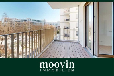 Exklusive 2-Zimmer-Wohnung mit EBK, zwei Bädern und großem Balkon in zentraler Lage