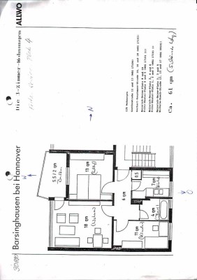 Attraktive und gepflegte 3-Zimmer-Wohnung mit Balkon in Barsinghausen
