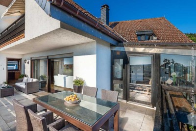 Exklusives Wohnen mit Panorama – Einfamilienhaus mit Einliegerwohnung in Bestlage von Seeheim