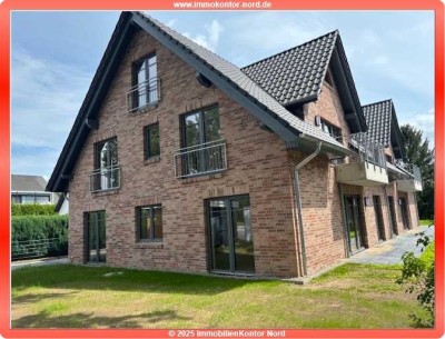 ** stilvoller NEUBAU ** Maisonette mit Balkon, EBK, Carport + Keller **