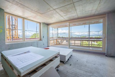 Panoramablick vom Wohnzimmer aus!