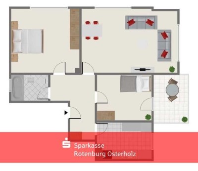 Solide Kapitalanlage - Erdgeschosswohnung in Visselhövede