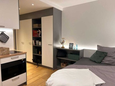 Erstbezug nach Sanierung: Schickes 1-Zimmer-Apartment für Studierende + Auszubildende | Bigger Bude
