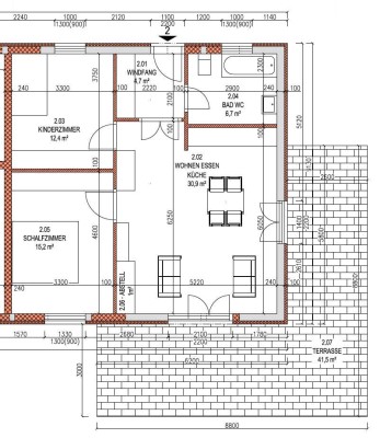 Erstbezug nach Sanierung mit Terrasse: schöne 3-Zimmer-Erdgeschosswohnung in Märkisch Buchholz