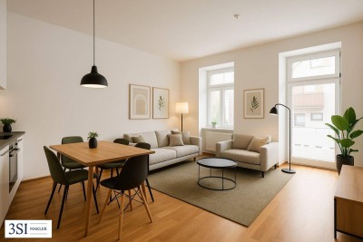 Kleine 2-Zimmer-Oase mit eigenem Garten und direkter U-Bahn-Anbindung in Top-Lage des 3. Bezirks