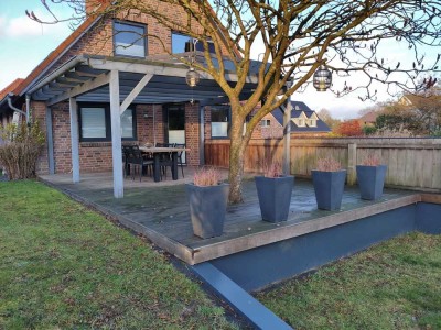 Gepflegtes 2 Familienhaus mit 3 Zimmern, Garten, Terrasse und Carport in der Nähe von Bremervörde