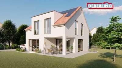 Freistehendes Einfamilienhaus schlüsselfertig inkl. Grundstück und inkl. PV-Anlage