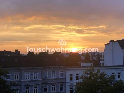 Tauschwohnung: Dachgeschoss mit Weitblick