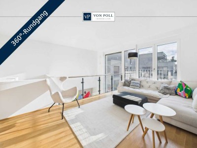 Licht & Design auf 2 Ebenen – stilvoller Neubau mit Galerie und Balkon